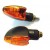 knipperlicht-set klein pijl zw-oranje (2 stuks)